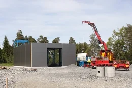 Bygget begynner å reise seg