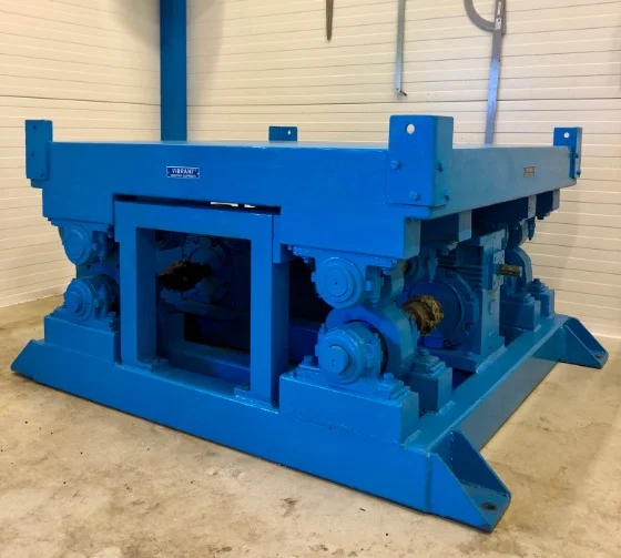 Vibrasjonsbord max 2500 kg