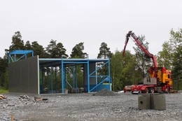 Bygget begynner å reise seg