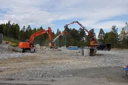 Bygget begynner å reise seg